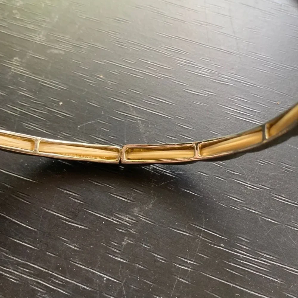 Vintage Gold Tone Bangle stretchy bracelet